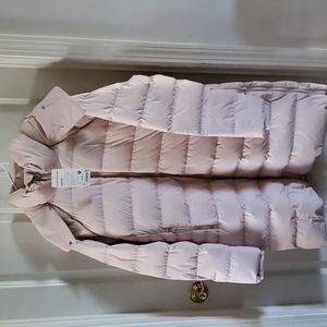 NWT Athleta downtown parka XL light pink